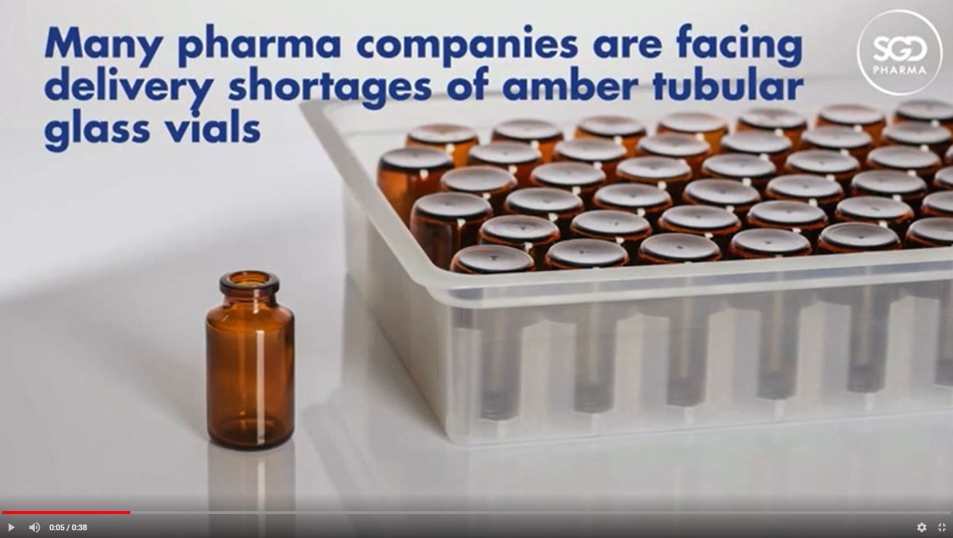 Are you at risk of glass vial shortages ? Turn to SGD Pharma for support.